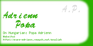 adrienn popa business card